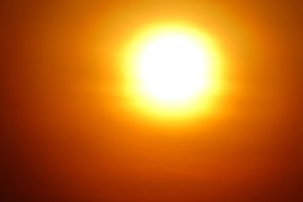 Napnyugtakor Narancssárga Narancssárga Felhő Szabadtéri Nyári Természet — Stock Fotó