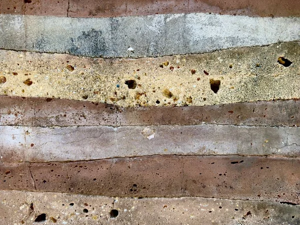 Fissures Sur Sol Vieux Mur Ciment Cent Ans — Photo