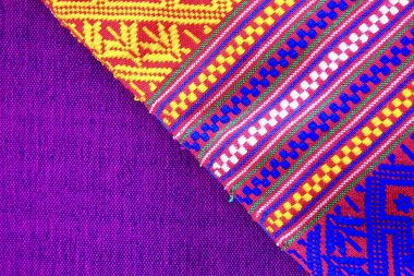 Eski Thai kumaş arkaplanı                  