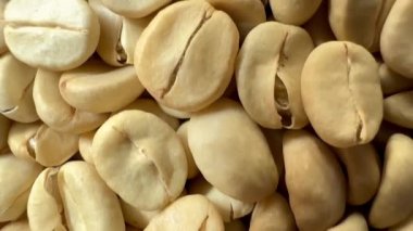 4K (Kahve maddesi) Tayland Arabika ve Robusta ev yapımı yeşil kahve çekirdeği pişirme işlemi için tamamen yıkandı