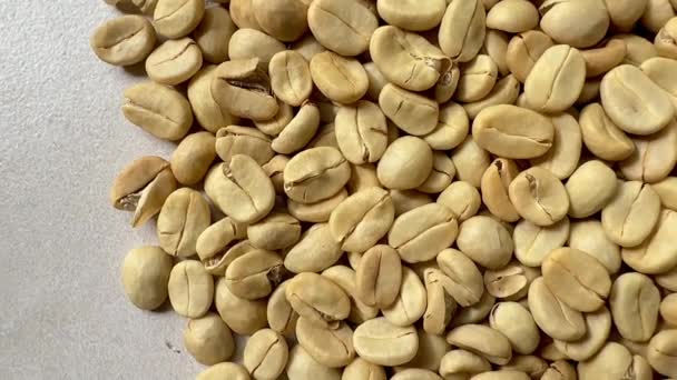 Coffee Substance Thai Arabica Robusta Fully Washed Process Home Roasting — Stock Video