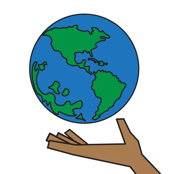 Happy Earth Day Make Daily Earth Day Weltumwelttag Konzept — Stockvektor