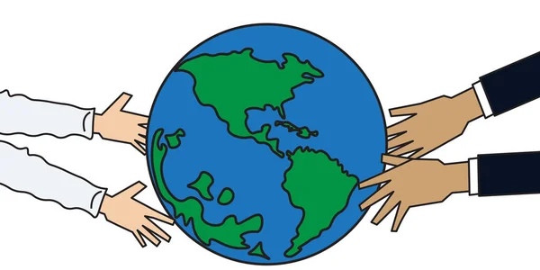 Happy Earth Day Make Daily Earth Day Weltumwelttag Konzept — Stockvektor