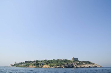 Yassiada (Flat Island), officially renamed Democracy and Freedom Island in 2013, is one of the Princes' Islands in the Sea of Marmara, to the southeast of Istanbul, Turkey - 2011 before reconstruction.
