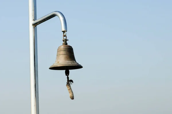 Ringing Bell On A Ship Deck