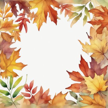 Güz Yapraklarının Çerçevesi, Dijital Resimler