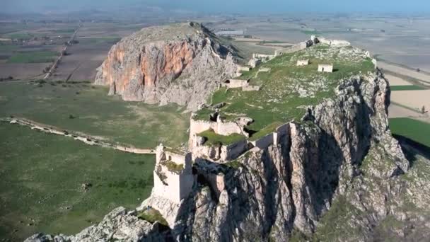 Aerial Video Anavarza Castle Άδανα Τουρκία — Αρχείο Βίντεο