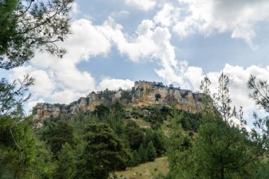Candir Şatosu Harabeleri (andr Kalesi) Dağın tepesinde, Mersin, Türkiye