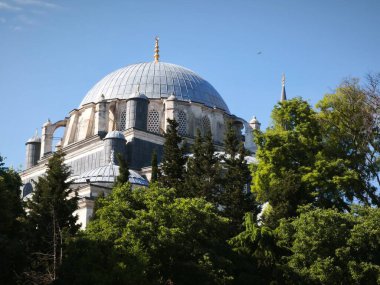 İstanbul 'daki Bayezid Camii' nden Telephoto Ayrıntıları