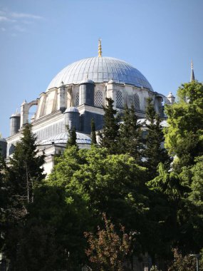 İstanbul 'daki Bayezid Camii' nden Telephoto Ayrıntıları