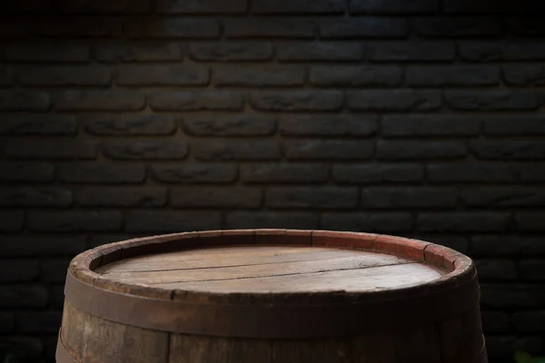 Background Barrel Worn Old Table Wood High Quality Photo — Stock Photo, Image