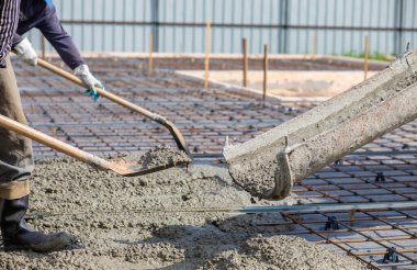 Beton iş zemini kavramı.