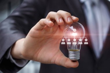 Liderlik ve yenilik. Yenilik yoluyla liderlik ve takım yönetimi kavramı.