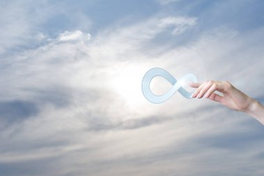 Olasılıkların sonsuzluğu. Hayaller için çabalama ve bir insanı sonsuzluk düşüncesiyle bağlama kavramı..