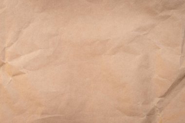Recycle brown paper crumpled texture and backhround