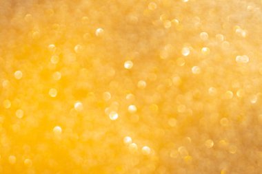 Sarı bokeh ve kopyalanmış arkaplan