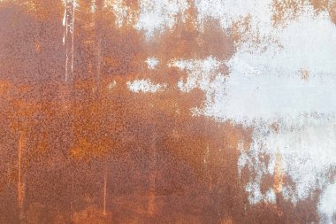 Eski paslı ve lekeli duvar dokusu ve arka planı