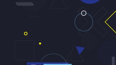 Hareket çizgileri olan koyu arkaplan, döngü