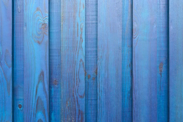 Окрашенная Деревянная Фактура Синий Деревянный Фон Голубая Краска Деревянные Доски — стоковое фото