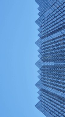 Toronto 'daki Finans Bölgesi' nde iş gökdelenleri. Kanada