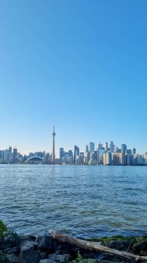 Toronto - TORONTO, Kanada Kuzey AMERİKA üzerinde panoramik manzara - 28 AĞUSTOS 2023