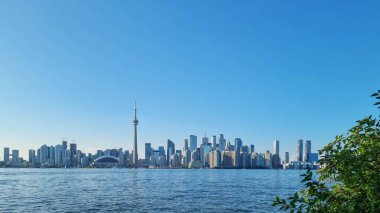 Toronto - TORONTO, Kanada Kuzey AMERİKA üzerinde panoramik manzara - 28 AĞUSTOS 2023