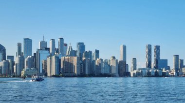 Toronto - TORONTO, Kanada Kuzey AMERİKA üzerinde panoramik manzara - 28 AĞUSTOS 2023