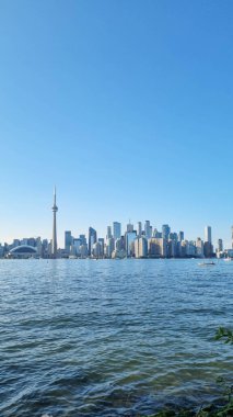 Toronto - TORONTO, Kanada Kuzey AMERİKA üzerinde panoramik manzara - 28 AĞUSTOS 2023