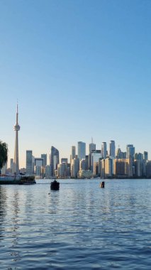 Toronto - TORONTO, Kanada Kuzey AMERİKA üzerinde panoramik manzara - 28 AĞUSTOS 2023