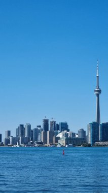 Toronto - TORONTO, Kanada Kuzey AMERİKA üzerinde panoramik manzara - 28 AĞUSTOS 2023