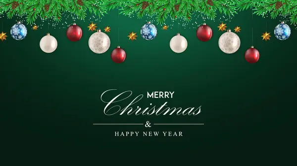 Mutlu Noeller ve mutlu yıllar geçmiş tasarım tatil kapağı. Geometrik tarzda modern Xmas tasarımı üçgen desenli, Noel ağacı, yıldızlar, bokeh.