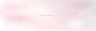 Minimum arkaplan. Yumuşak Grafik Tasarımı. Akan çizgilerle soyut modern satır arkaplanı. Yumuşak renklere sahip asgari soyut tasarım.