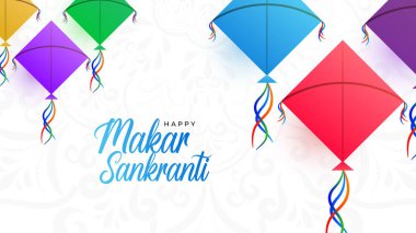 Mutlu Makar Sankranti Hindistan bayramı festivali. Mutlu Makar Sankranti Yaratıcı Sosyal Medya Postası. Makar Sankranti Festivali Tebrik Şablonu Tasarımı. Sankranti Festivali Kutlama Arkaplanı.