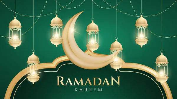 Ramazan Kareem. Duvar kağıdı tasarımı için ramazanla birlikte İslami tebrik kartı şablonu. Kurban Bayramı Mübarek, Ramazan Kareem, İslami Tebrik Arkaplan Koleksiyonu Arap Süslemeleri ile Seti. 