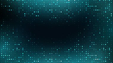 Fütürist Teknoloji Fintech Soyut Piksel Deseni. Ağ tasarımı için soyut Business Tech Science Vector Backdrop. Dijital solgunluk noktaları izole edilmiş arkaplan.