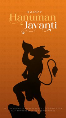 Hanuman Jayanti selamı, Tanrı Hanuman Arkaplan Tasarımı. Bir Hindu festivali Tanrı Hanuman 'ın doğum gününü kutladı. Türkçe çeviri - Mutlu Hanuman jayanti
