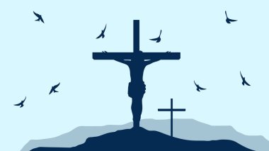 Ruhani inanç ve inanç vektörü için iyi bir Cuma kültürel geçmişi var. İyi Cuma postaları ve yaratıcılar. Mutlu Cumalar ve Kutsal Hafta İlan Tasarımı.