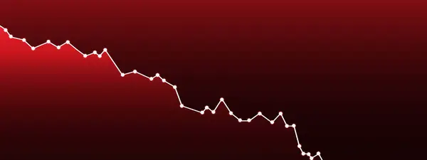 Borsa yatırım ticaretinin grafiği, Bullish Point, Bearish Point. grafik vektör tasarımı eğilimi.