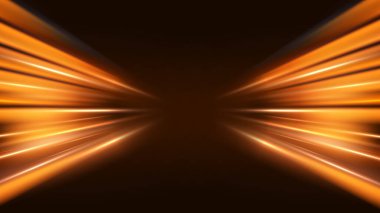 Yayılan çizgilerin dış ticaret işaretleri için parlak etkilerinin bir göstergesi. Sancaklar için hareket ışığı etkisi. Yukarı doğru uzanan kıvrımlı ışık yolu. Hızlı araba.. 