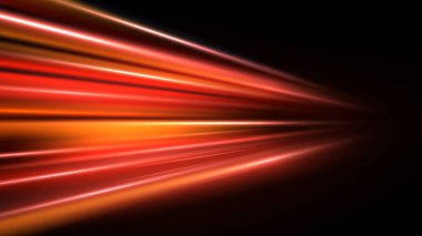 Yayılan çizgilerin dış ticaret işaretleri için parlak etkilerinin bir göstergesi. Sancaklar için hareket ışığı etkisi. Yukarı doğru uzanan kıvrımlı ışık yolu. Hızlı araba.. 