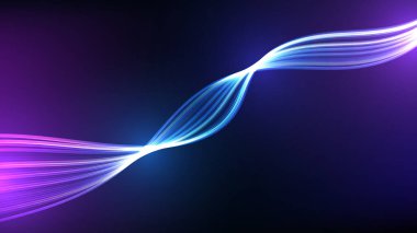 Yayılan çizgilerin dış ticaret işaretleri için parlak etkilerinin bir göstergesi. Sancaklar için hareket ışığı etkisi. Yukarı doğru uzanan kıvrımlı ışık yolu. Hızlı araba.. 