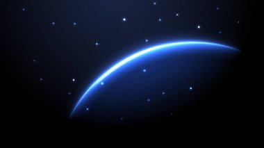 Yıldızlı gece arkaplanı vektör illüstrasyonunu kaldırıyor. Asgari yıldızlı gece gökyüzü arkaplanı - vektör birkaç yıldız arkaplanı