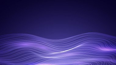 Yuvarlak, küçük parçacıkların soyut bir dizaynda pürüzsüz bir şekilde akışının zarafetini hissedin. Yaratıcı projelerinize, sunumlarınıza, markanıza dinamik ve modern bir dokunuş eklemek için mükemmel.