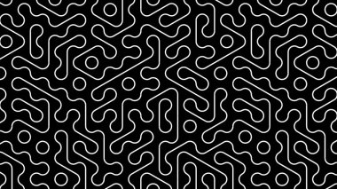 Siyah ve beyaz geometrik vektör desenleri. Kapak tasarımı, poster ve iç tasarımı için son moda Bauhaus desen arka planı.