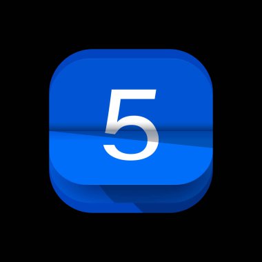 Takvim logosu, dijital takvim logosu. Basit takvim uygulaması simgesi logo tasarımı. Takvim Uygulaması simgesi 1 ile 31 tarihleri arasında. Tarih bilge takvim simgesi