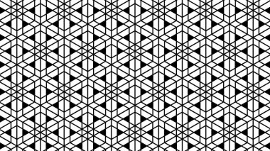 Soyut siyah beyaz çizgi. Geometrik üçgen doku arka planı. Altıgen desenli. Eski moda konsept. Altıgen ağ tasarımı. Üçgen ve altıgen şekilli modern arkaplan.