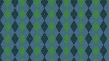 Argyle Vektör Deseni. Noel arkaplanı. Golf Tekstil Yazdırma. Altın Aksanlı Zümrüt Elmaslar. Kusursuz Desensiz Döşeme. Argyle vektör deseni. Tatil için argyle pürüzsüz desen.