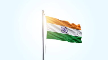 15 Ağustos, Hindistan Bağımsızlık Günü Kutlama Posteri Tasarım Şablonu. Hint bayrağıyla Bağımsızlık Günü 'nüz kutlu olsun. soyut vektör illüstrasyon tasarımı.