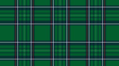 Yeşil, kırmızı ve beyaz ekoseli Noel desenleri. Tebrik kartı için bayram arkaplanını ayarla. Tartan ekoseli desensiz kırmızı, yeşil, beyaz.