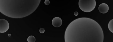 3 boyutlu top soyut arka plan. Hafif Gradyan, az zıplayan, gölge ve ışık efektli bir top. Gerçekçi 3d kabarcık arkaplanı.